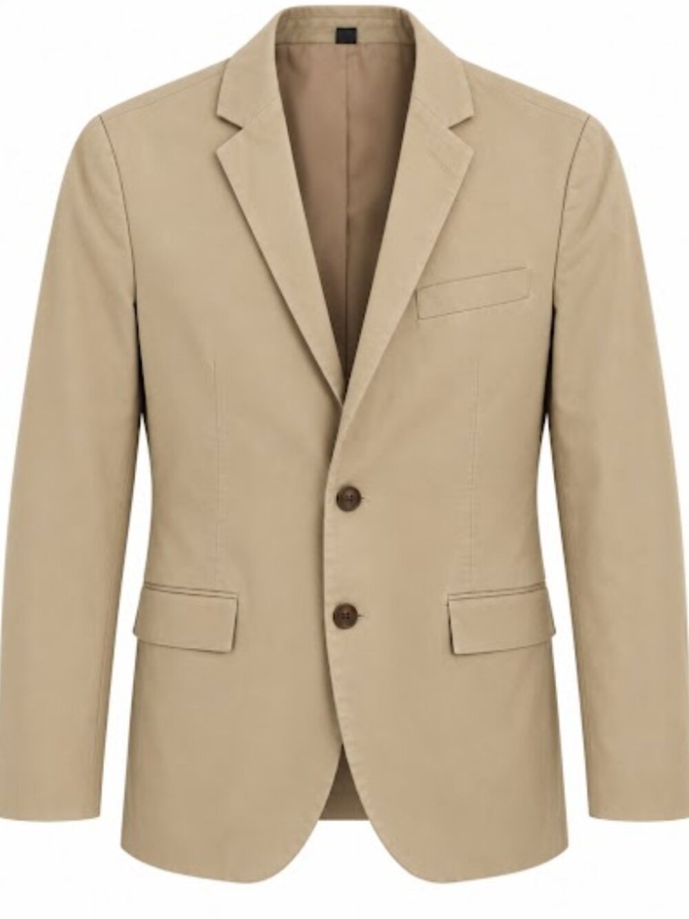 J.Crew Tan Suit Set – Blazer & Pants – Classic Tailored Style
